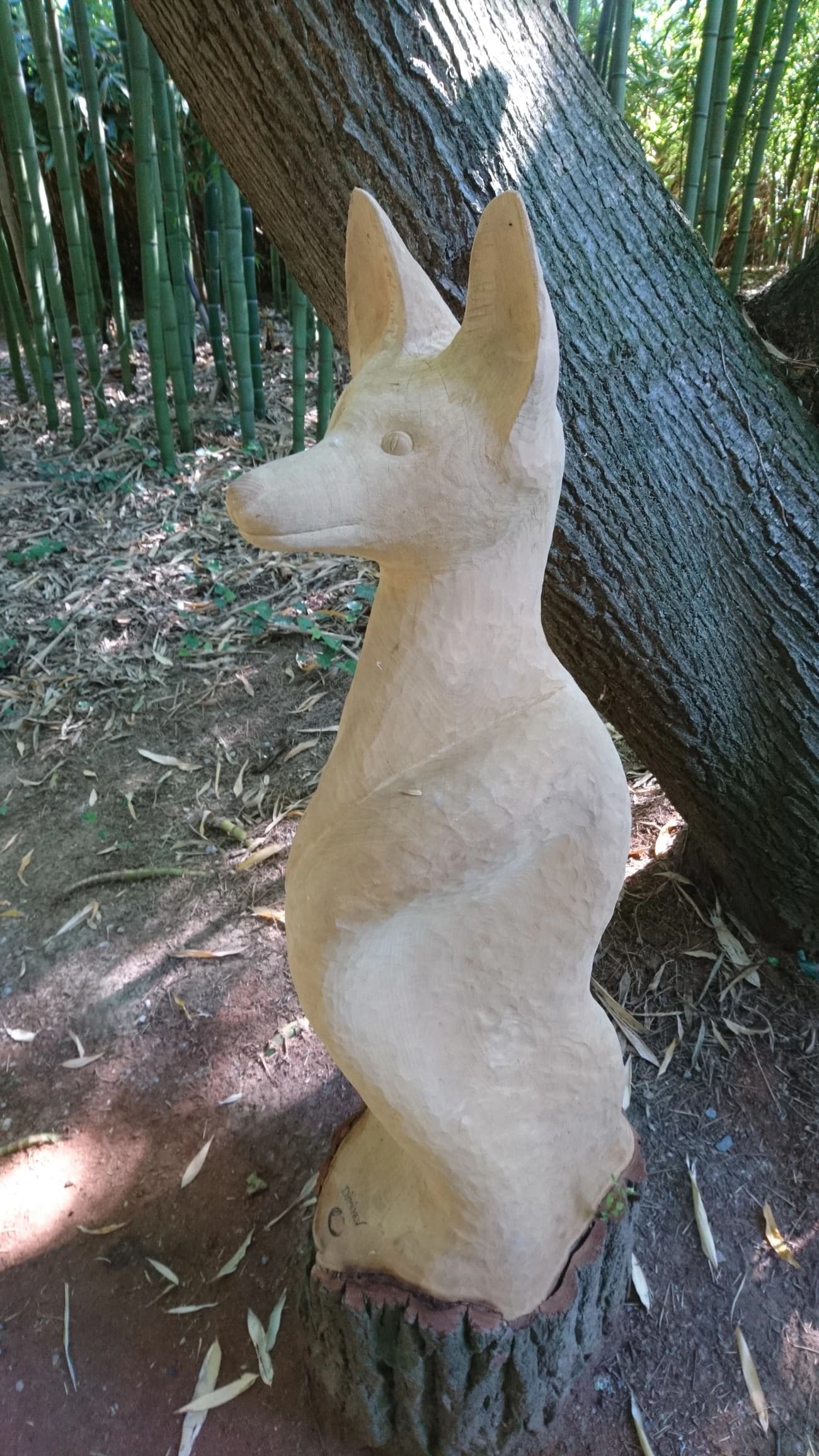 Sculpture bois renard n°3