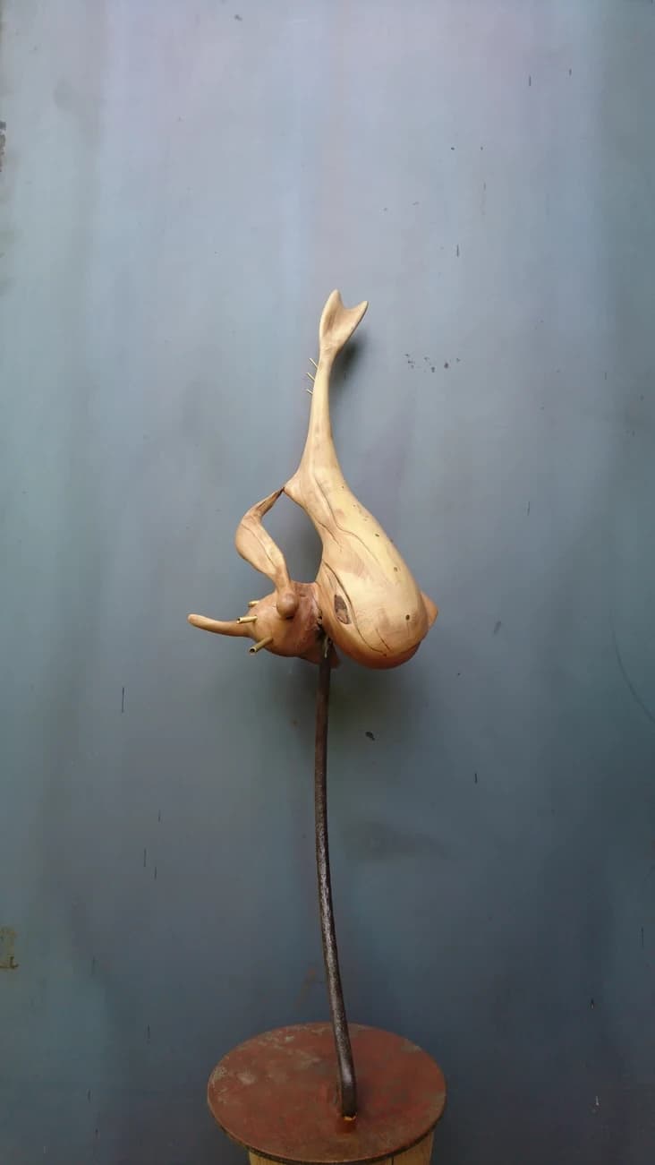 Sculpture bois odyssée n°1